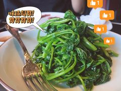 炒地瓜叶-杭州西子湖四季酒店·金沙厅