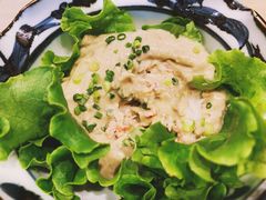 蟹黄沙拉-梅丘·寿司の美登利(银座店)