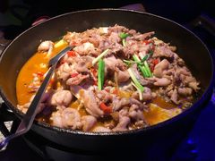 炭烧牛蛙泡锅香辣味-蘭奢雅集·江浙菜(青山江滩店)