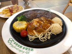 约客火焰牛排套餐-豪约客牛排(百大奥莱店)