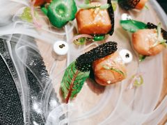 挪威三文鱼配法葱酱汁-AZUL by FUEL蓝色·法式酒馆(琶醍店)