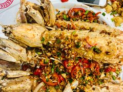 椒盐濑尿虾-凤城康记饭店