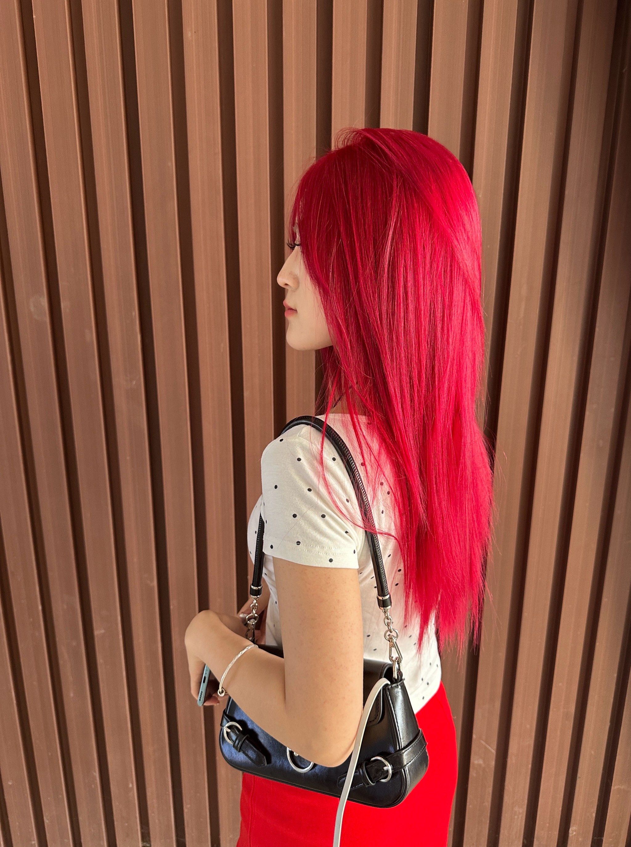 时尚红发look分享