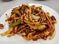 心管炒鱿鱼-老朴朝鲜风味(顾乡店)