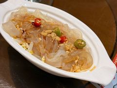 -东来菜馆•手抓海鲜家常菜•海鲜锅贴(鸽子窝店)