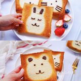 可爱到犯规的手绘烤吐司🍞巨简单❗️孩子最爱