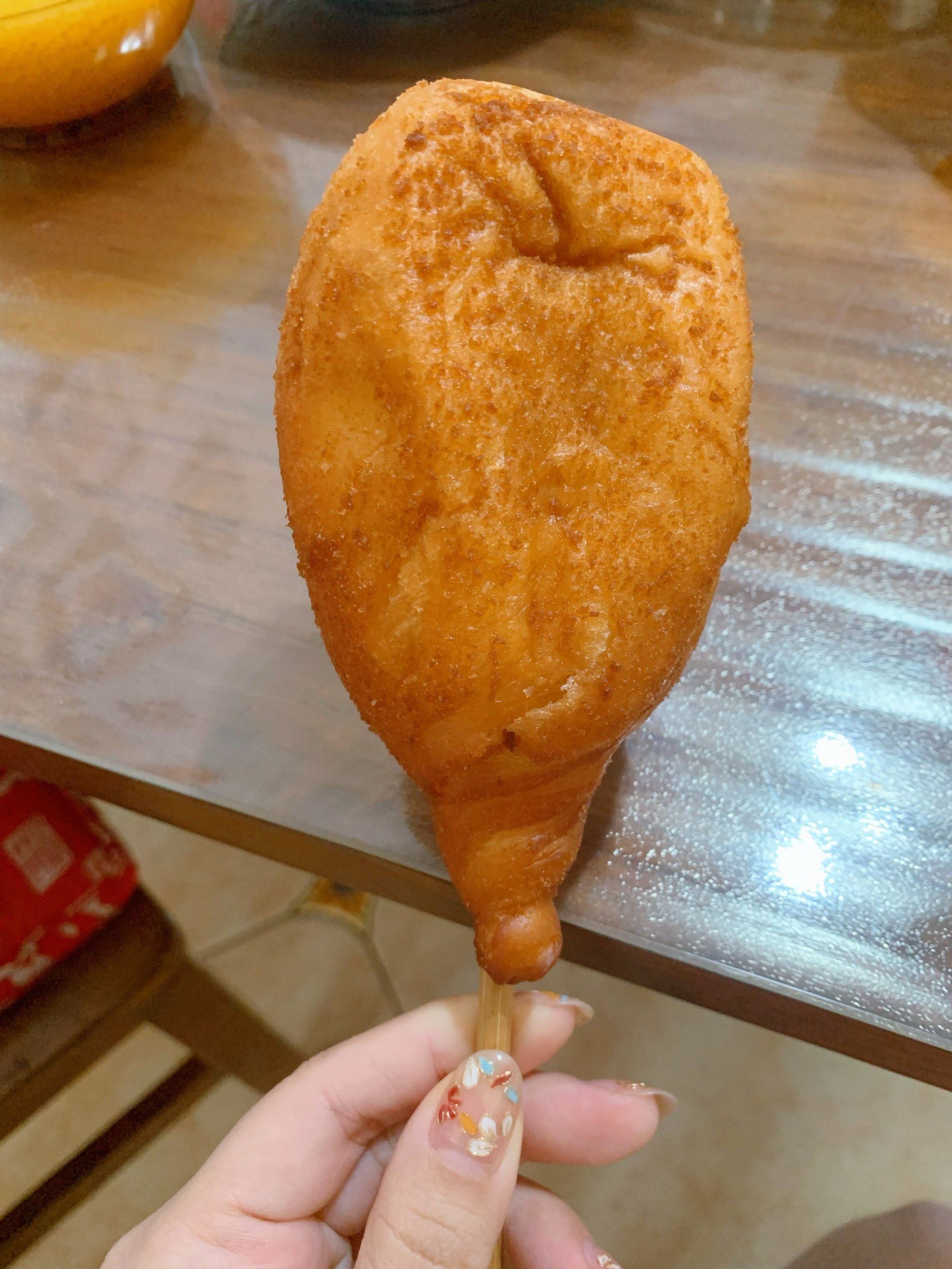 鸡腿面包