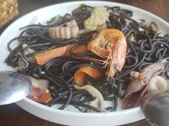 海鲜墨鱼汁意面-月迷津渡(吾悦国际店)