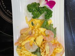 九层塔虾仁炒鸡蛋-玉兰苑一等茶餐厅