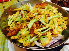 干锅有机花菜-茶叶农家食府(旗舰店)
