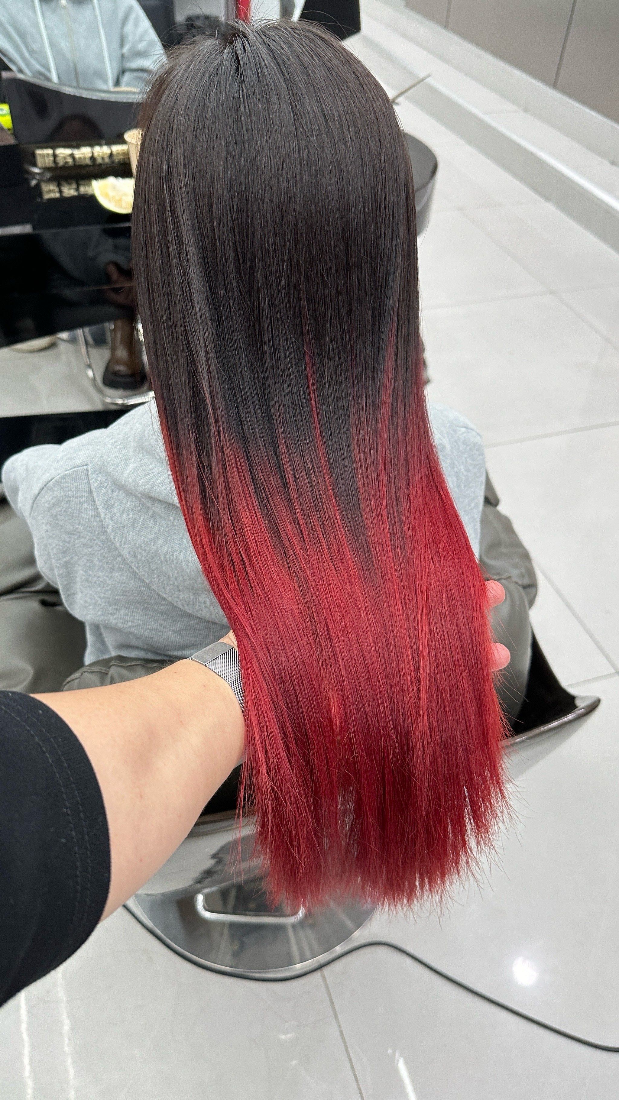 渐变红发色超迷人