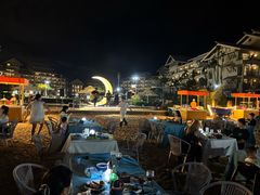 -亚龙湾希尔顿自助餐厅·海鲜·烧烤·沙滩BBQ·现场乐队