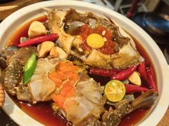 -草家酱蟹炭火烤肉店(珲春南路一店)