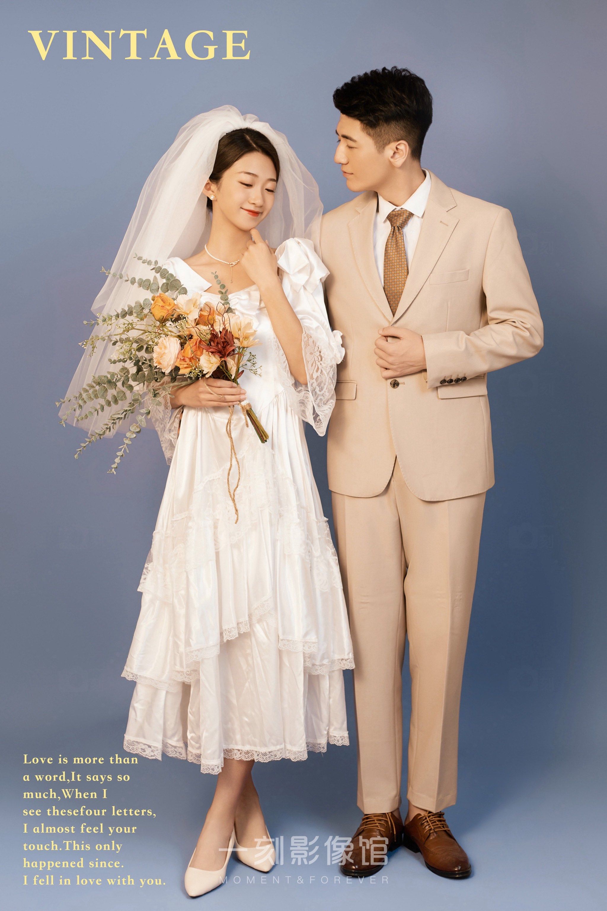 这组复古情侣写真也太好看了吧[加油]