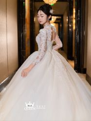 点击看大图 -艾拉·女王婚纱礼服馆