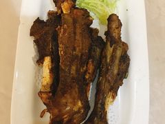 烤羊腿骨-蔡阿水羊肉店