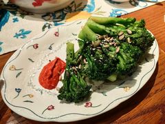 碳烤西兰花苔-弗兰克牛排西餐厅Ribone steak house(柠檬花园店)