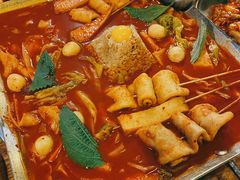 鱼饼火山炒年糕-包装马车·韩国料理·포장마차