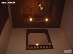 天顶、内廊窗台皆是细致无比的木刻-Abu Nawas