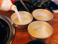 桃子味米酒-包装马车·韩国料理·포장마차