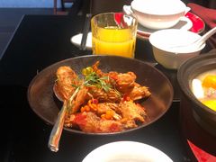 金沙蛋黄元宝虾-上海苏宁宝丽嘉酒店·嘉府壹号中餐厅