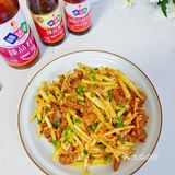 ㊙️家常下饭菜，牛肉炒笋丝，鲜香嫩滑！