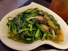 马拉盏炒通菜-大头虾越式风味餐厅(光明广场店)