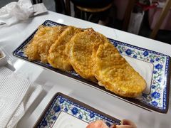 鸡蛋炸馒头片-大槐树烤肉馆