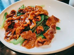 芥兰扒牛肉-大鸭梨烤鸭(甘家口店)