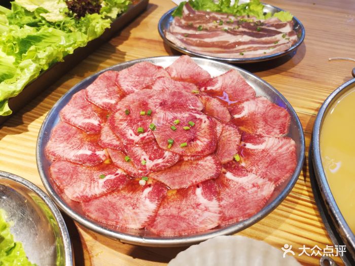 青瓦炭韩潮烤肉(花园道店)调味牛舌图片 - 第47张