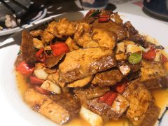 小炒自制香干-秀水人家