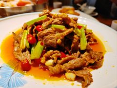 小炒黄牛肉-苗家大院酸汤鱼(贵阳北站店)