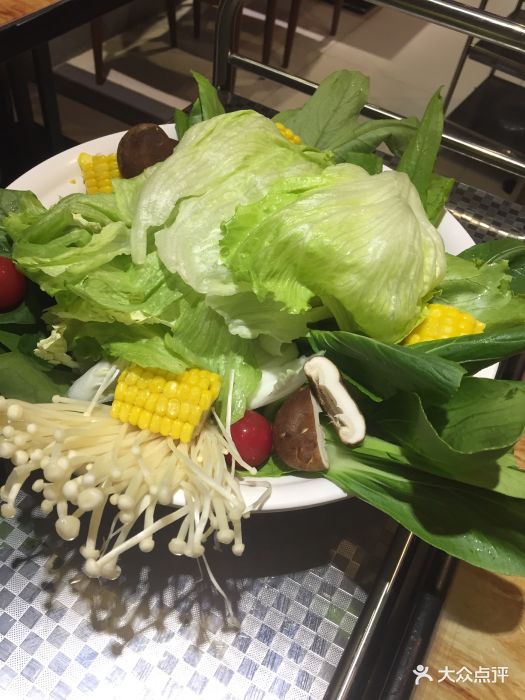 茉莉の廚房斑魚火鍋-蔬菜拼盤-菜-蔬菜拼盤圖片-天津美食-大眾點評網