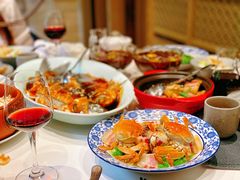 秘制醉熟蟹三拼-杭州西湖柳莺里酒店·闻莺厅