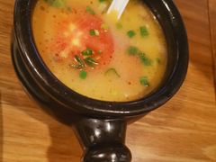 现熬羊杂汤-隆门客栈·西北小吃手工面(丰盛町商业步行街店)