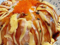 三文鱼流心熔岩饭-梦山水日本烧肉(五四广场店)