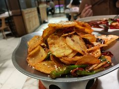 干锅土豆片-茅庐川菜(青岛凯德店)