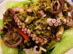 雪菜炒活八爪鱼-宁波状元楼酒店(和义路店)