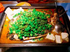 鲜青椒烤鱼-探鱼·鲜青椒爽麻烤鱼(广州花都来又来店)