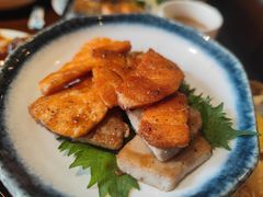 煎三文鱼-松子料理(白家庄店)