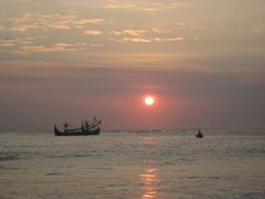 日落-金巴兰海滩烛光bbq