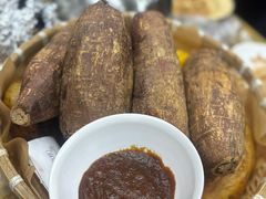 坑烤玉米-赵老蒯土窑坑烤