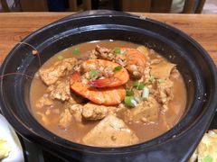 -东来菜馆•手抓海鲜家常菜•海鲜锅贴(鸽子窝店)