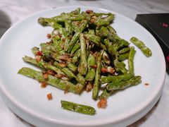 干煸肉末四季豆-蔴将·川菜(黄龙万科店)
