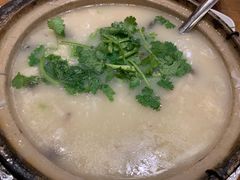 菌菇鲜贝粥-粤仔湾砂锅粥(滨湖万达店)