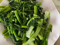 猪油渣炒迟菜心-荔枝红五号农庄