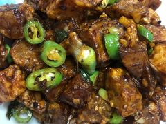 尖椒炒茄丁-乐乐餐厅(湘子庙街店)