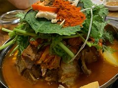 土豆排骨火锅-喇喇排骨火锅·传统韩式脊骨汤(望京西园总店)