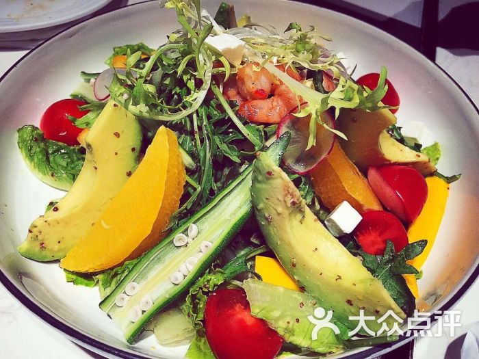 万菱汇店)-牛油果鲜虾沙拉-菜-牛油果鲜虾沙拉图片-广州美食-大众点评