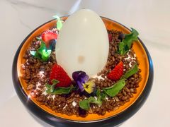 恐龙蛋酸奶水果沙拉-烛影拾光观景餐厅·创意菜·摄影·小提琴(大唐不夜城店)